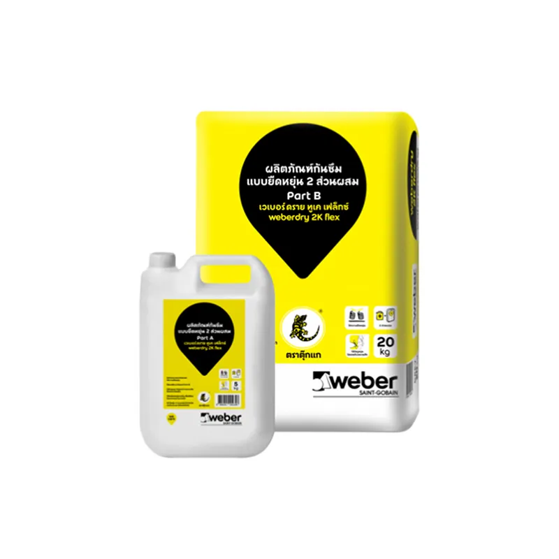 +R-WATERPROOFING WEBER 2K FLEX PART A 5KG/PART B 20KG